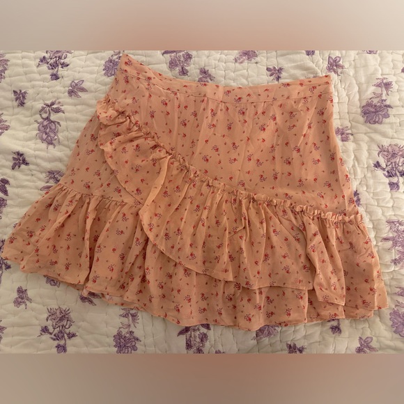 Love Shack Fancy Silk Sardinia Skirt - Picture 1 of 3